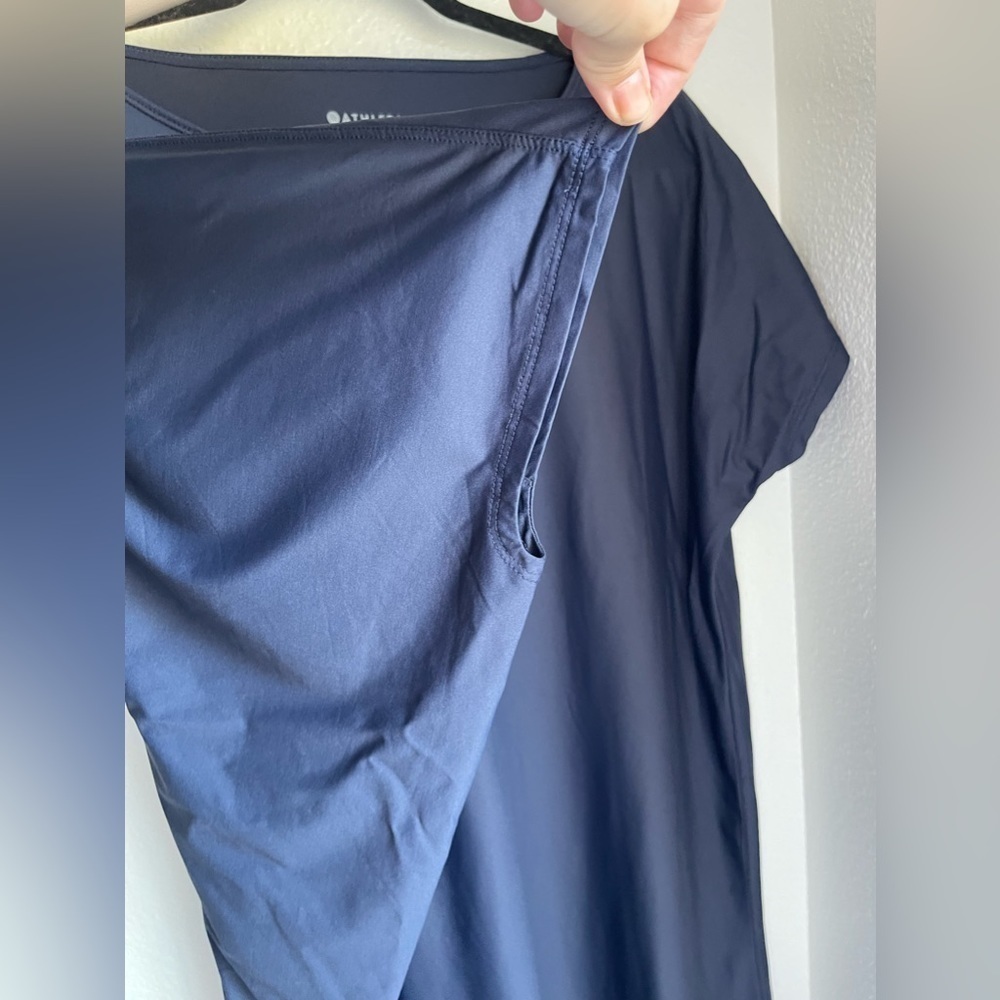 Athleta Sunlover Hilo UPF navy blue dress - Picture 4 of 9